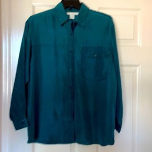 The Limited 100% silk long sleeve shirt